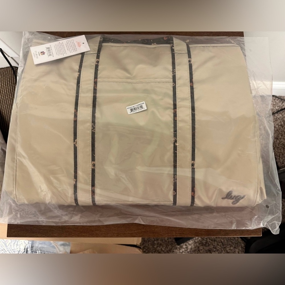 Lug Metallic Champagne Carryout Tote Bag